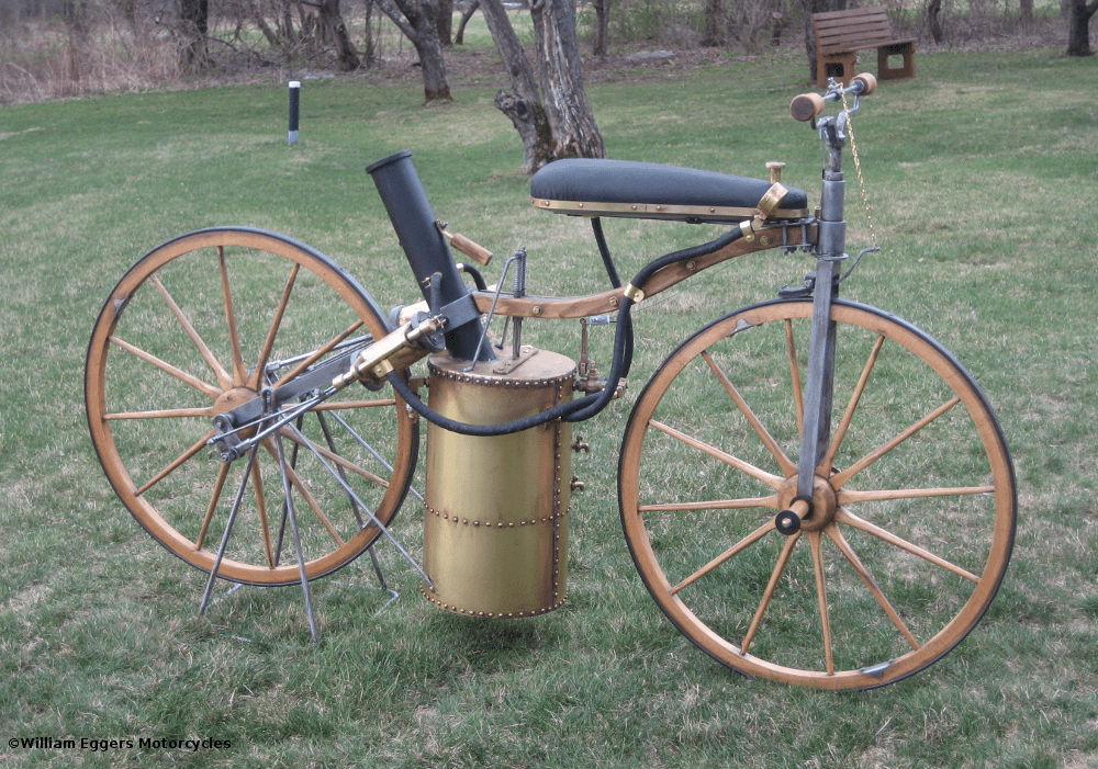 Bill Eggers: 1867 Roper Steam Velocipede Replica