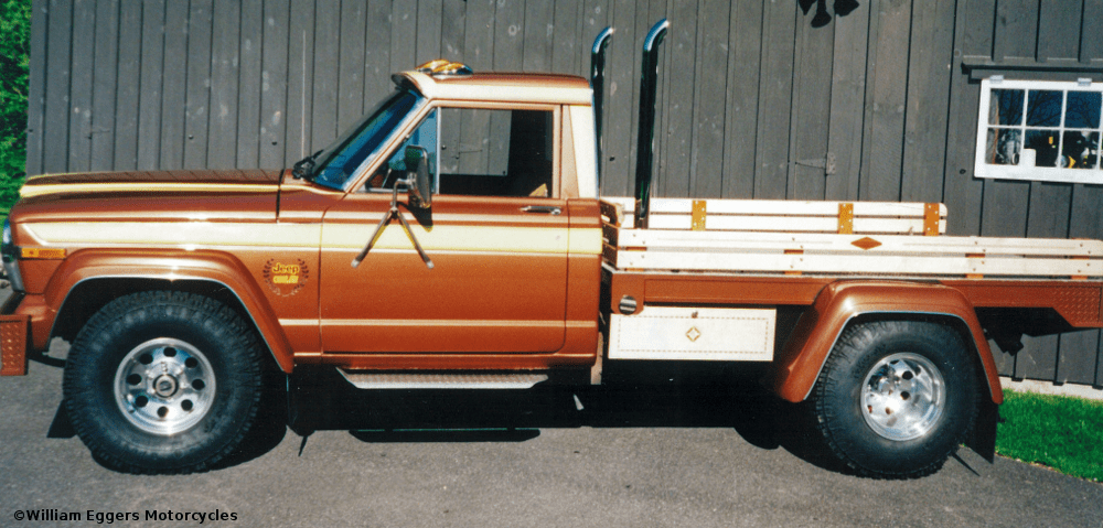 Bill Eggers: 1980 Jeep Custom Flatbed Pickup
