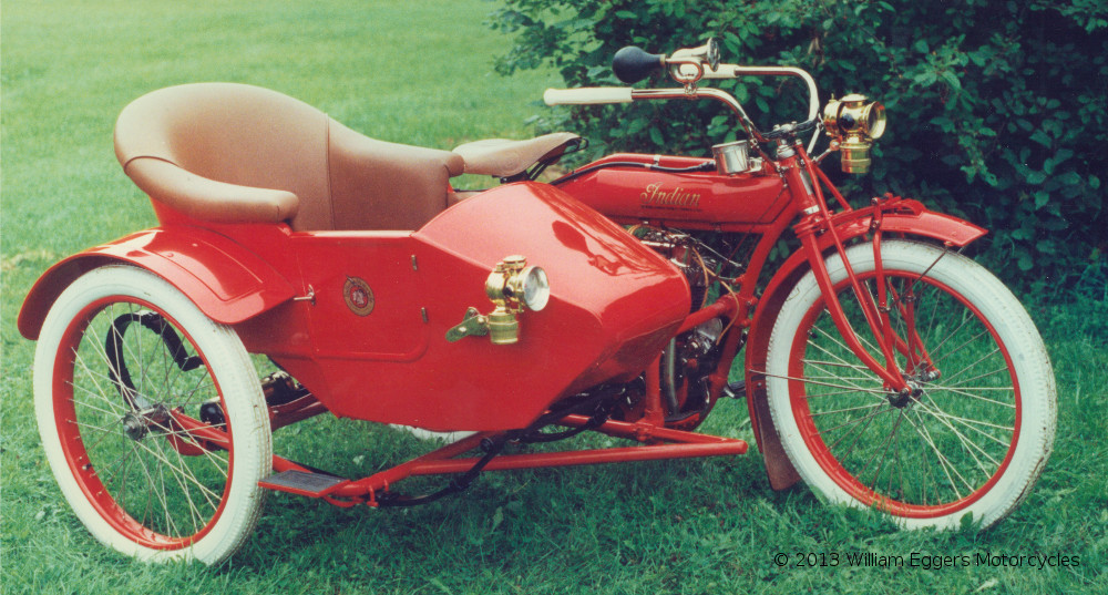 Bill Eggers: 1913 Indian Twin with Sidecar