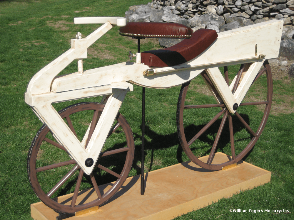 Bill Eggers: Image of 1820 Draisene Replica - Left Side - Full