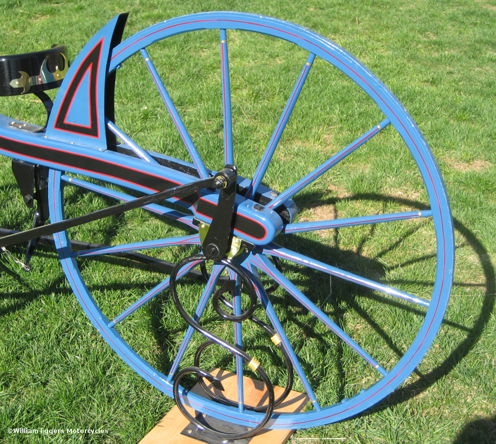 Bill Eggers: Image of 1839 Macmillan Replica - Rear Wheel