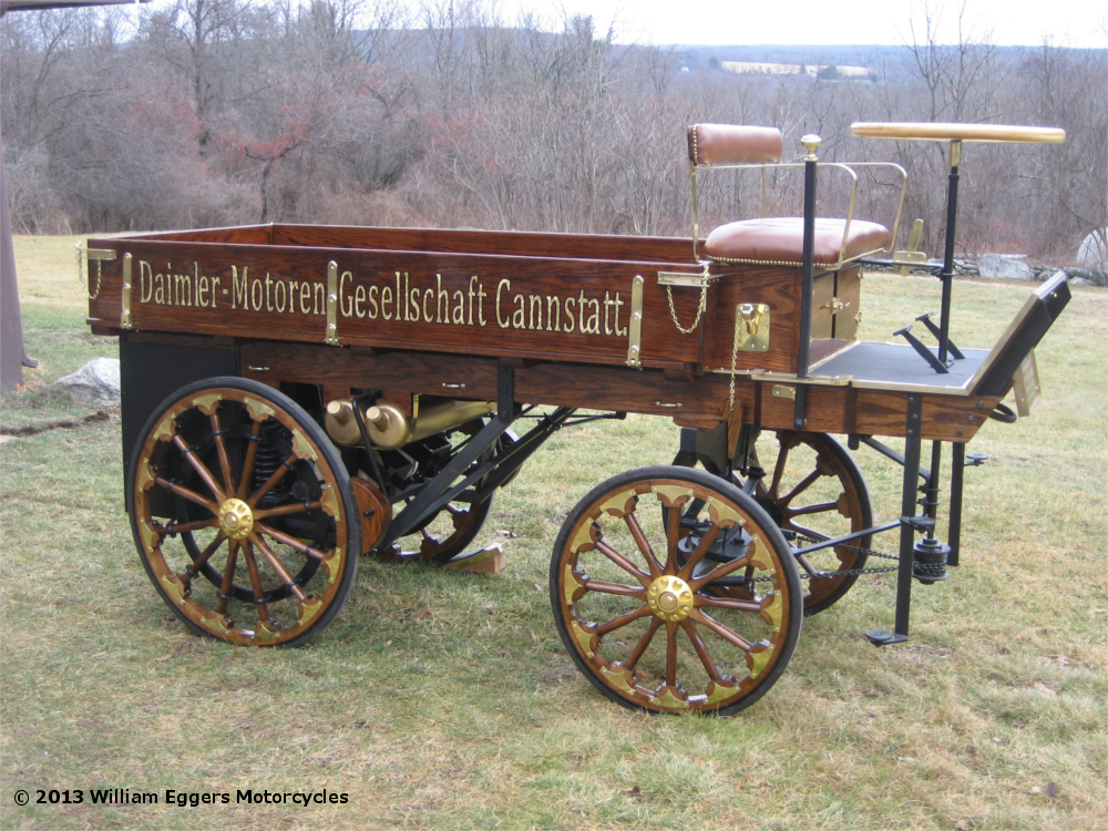 Image of 1896 Daimler Truck on the Right Side