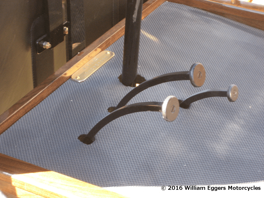 photo of Pedals of 1894 Duryea Automobile